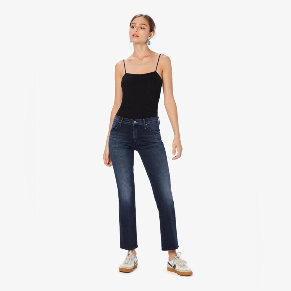 MOTHER Jeans The Outsider Crop in Two Strangers Hide on the Subway size 25